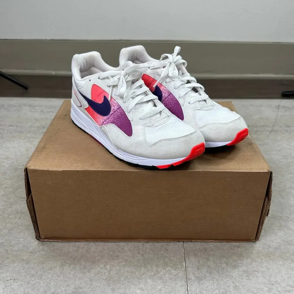 Nike Air Skylon 2 Low Top Shoes Mens 10.5 Solar Red Cream White Purple Pink